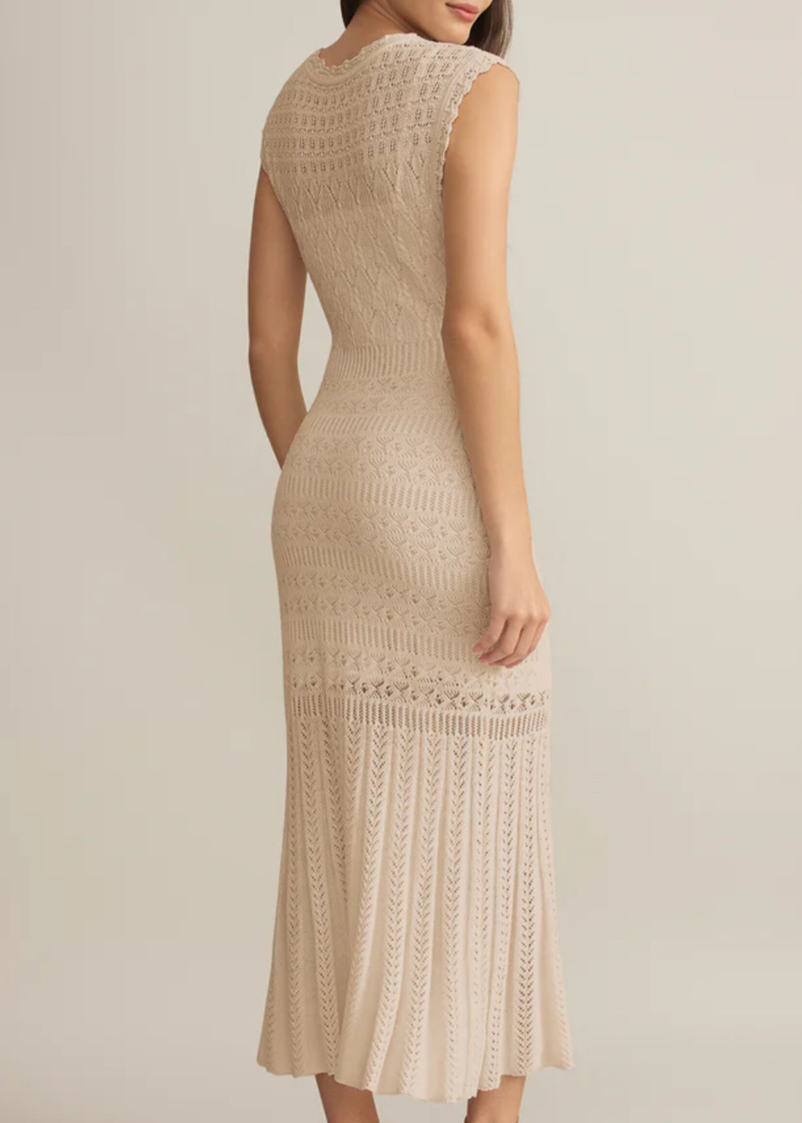 Z Supply Marsella Crochet Midi Dress