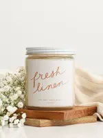 Fresh Linens: 8 oz Soy Wax