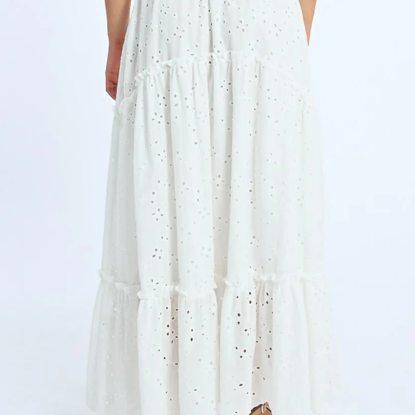 Long Skirt w English Embroidery