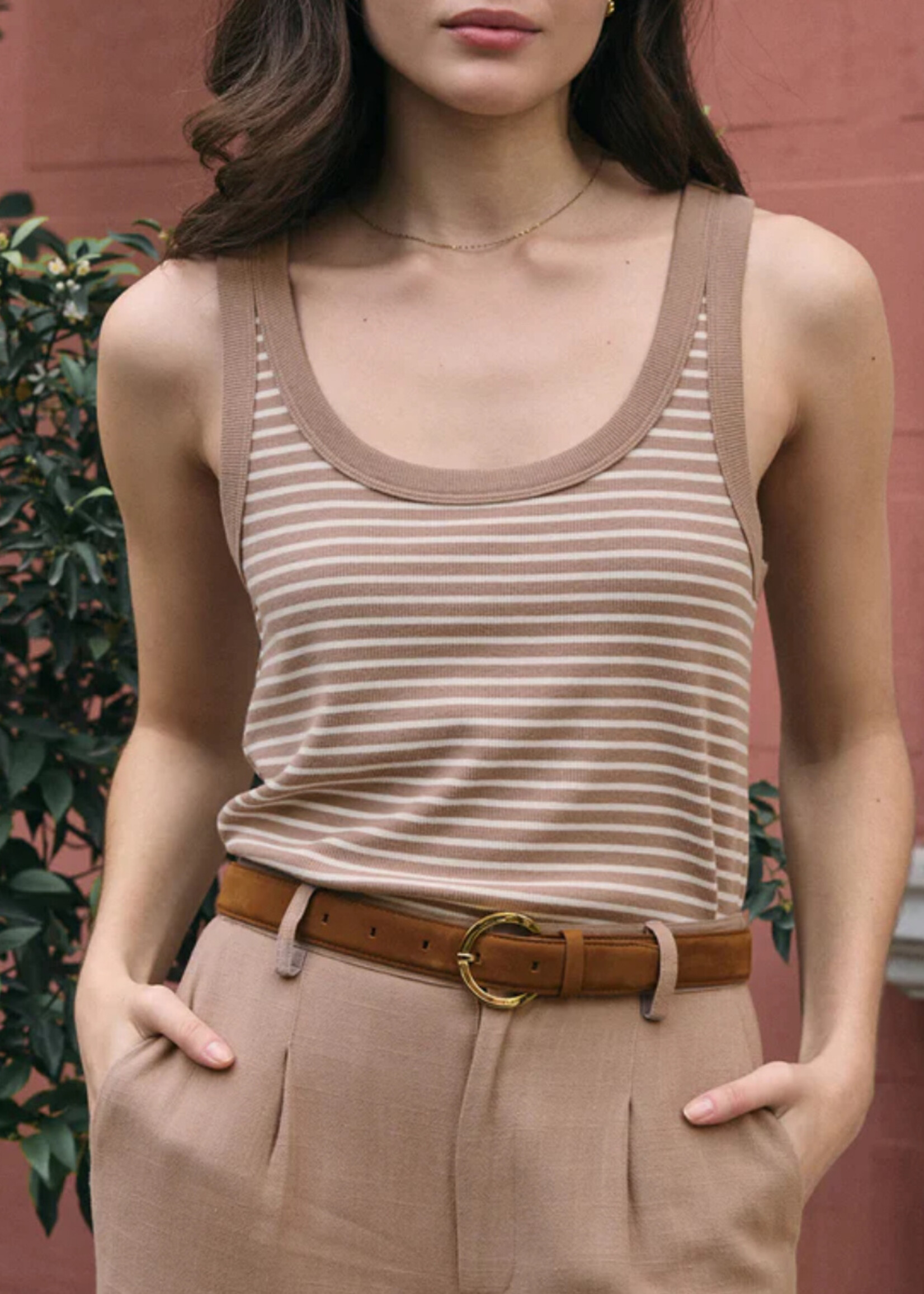 Z Supply Elin Stripe Rib Tank