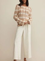 Z Supply Azura Stripe Crochet Sweater