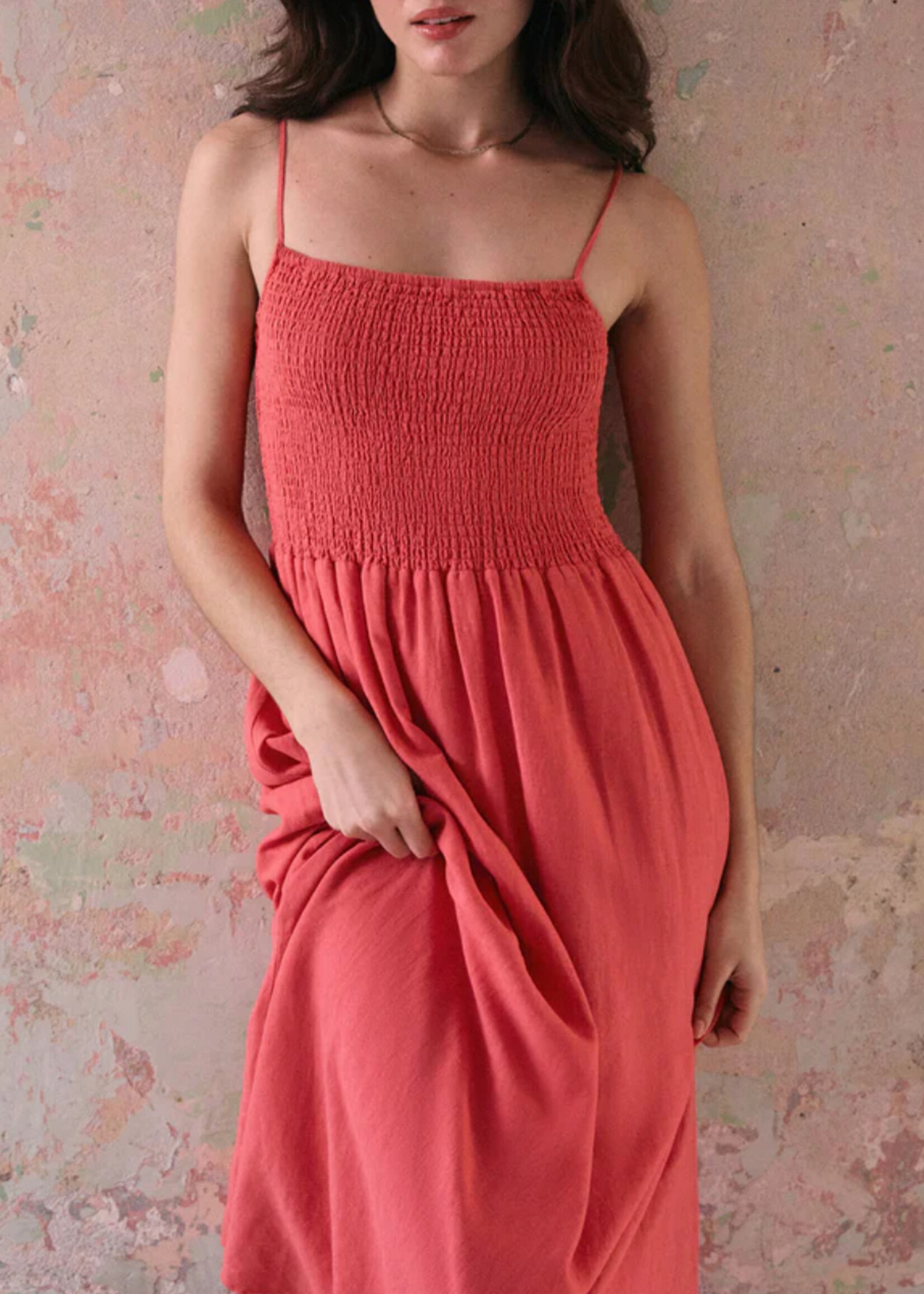 Z Supply Bayside Linen Maxi Dress