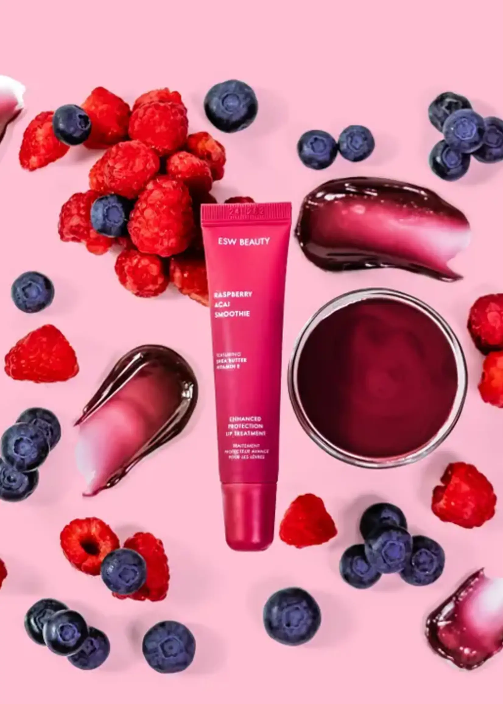 Raspberry Acai Smoothie Enhanced Protection Lip Treatment
