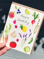 Garden Birthday Greeting Card