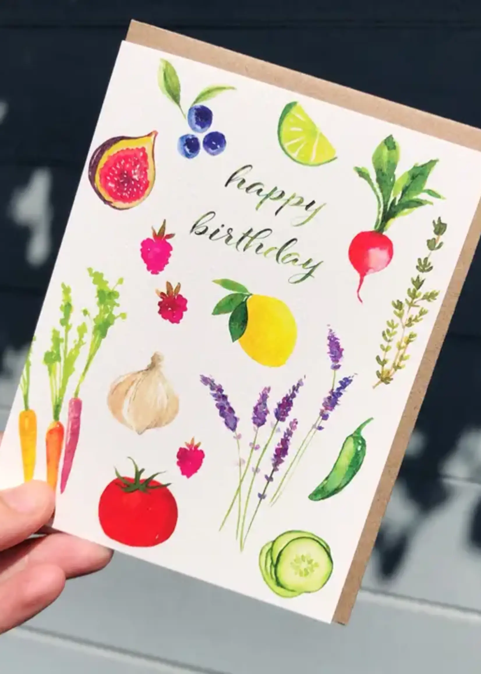 Garden Birthday Greeting Card