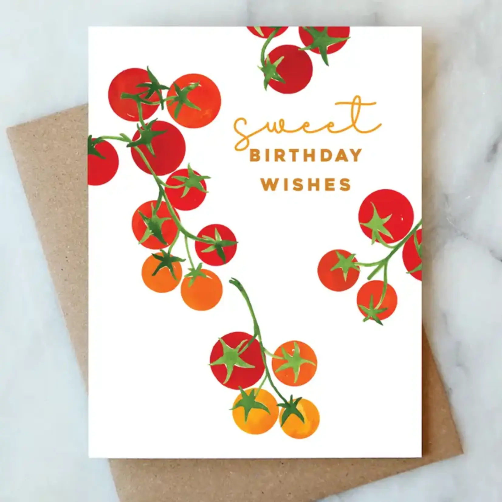 Tomato Birthday Greeting Card | Birthday Card