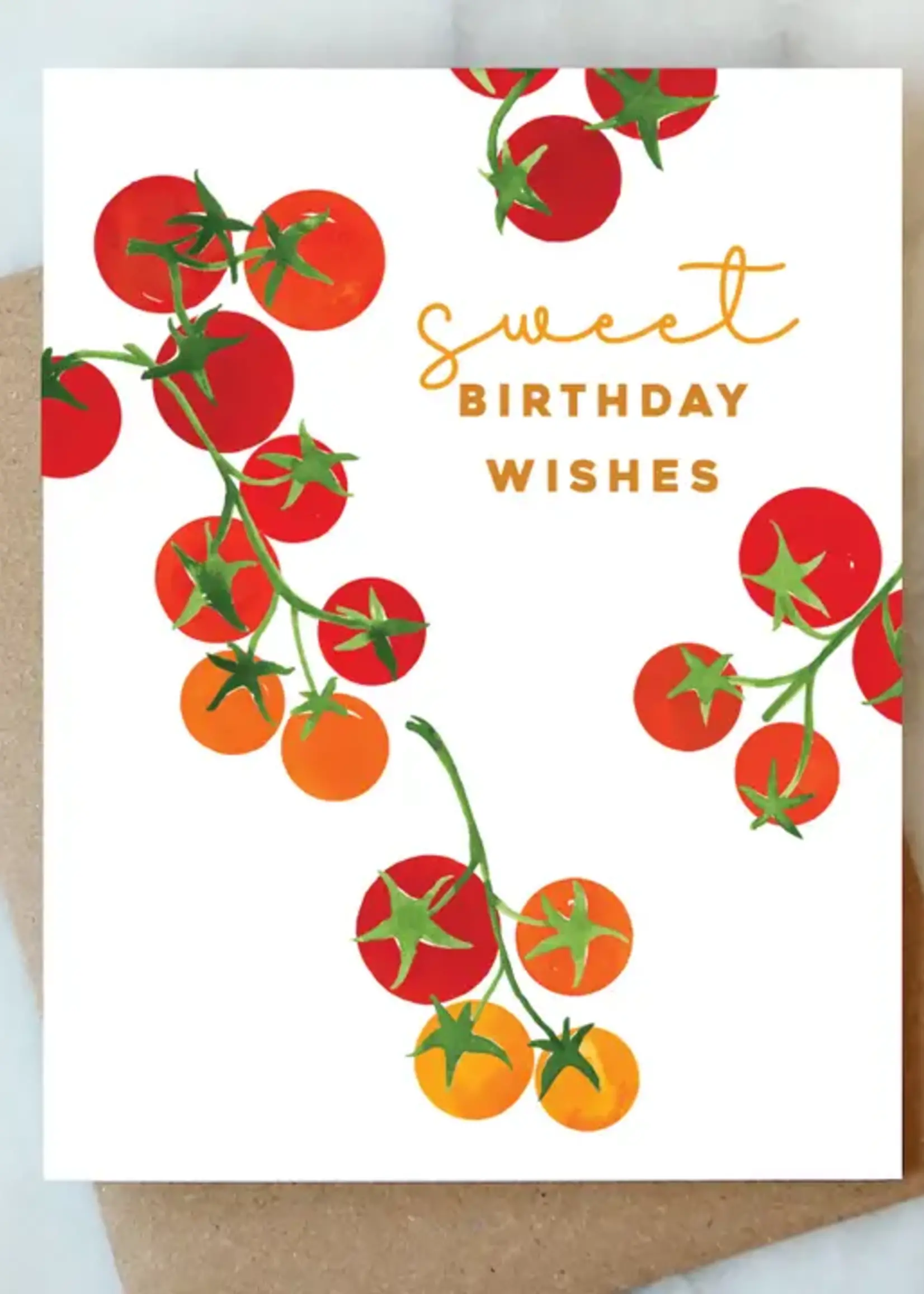 Tomato Birthday Greeting Card | Birthday Card