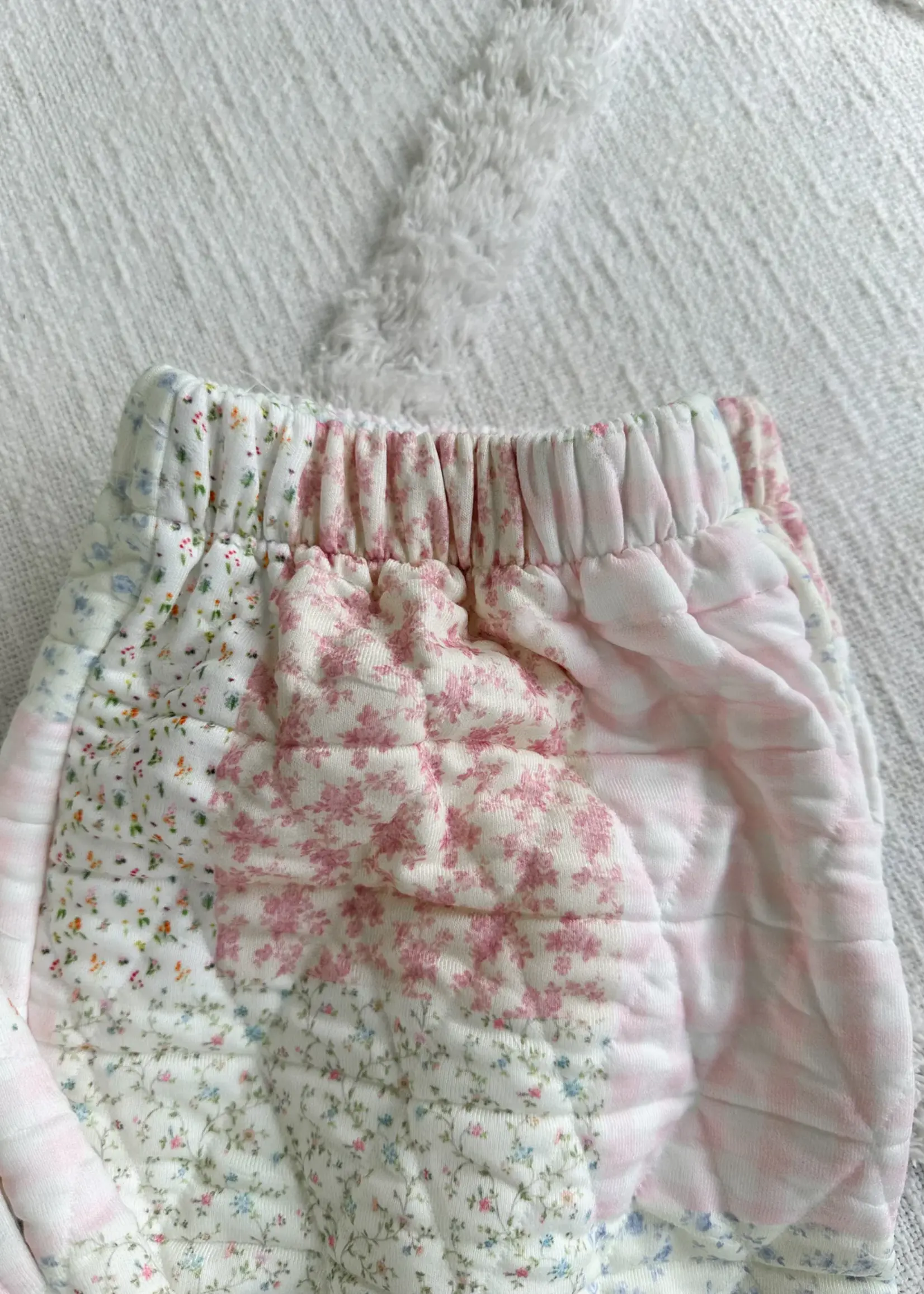 Sunkissed Coconut Quilted Joggers