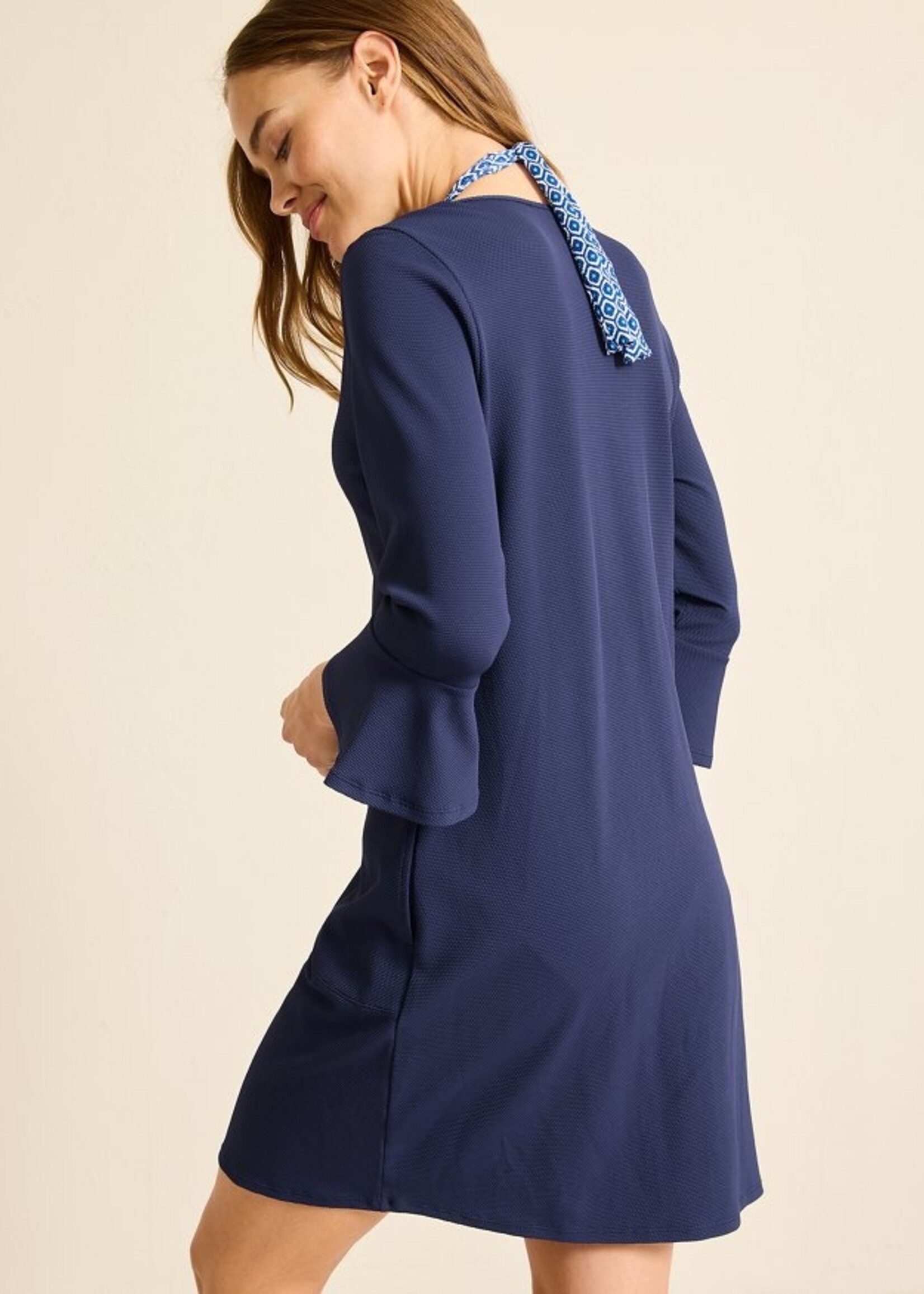 Tommy Bahama Island Cays Flounce-Sleeve Coverup Dress