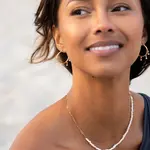 Salty Cali Malibu Mini Hoops - Salty Shells