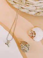 driftaway jewelry Gold Shark Tooth Necklace