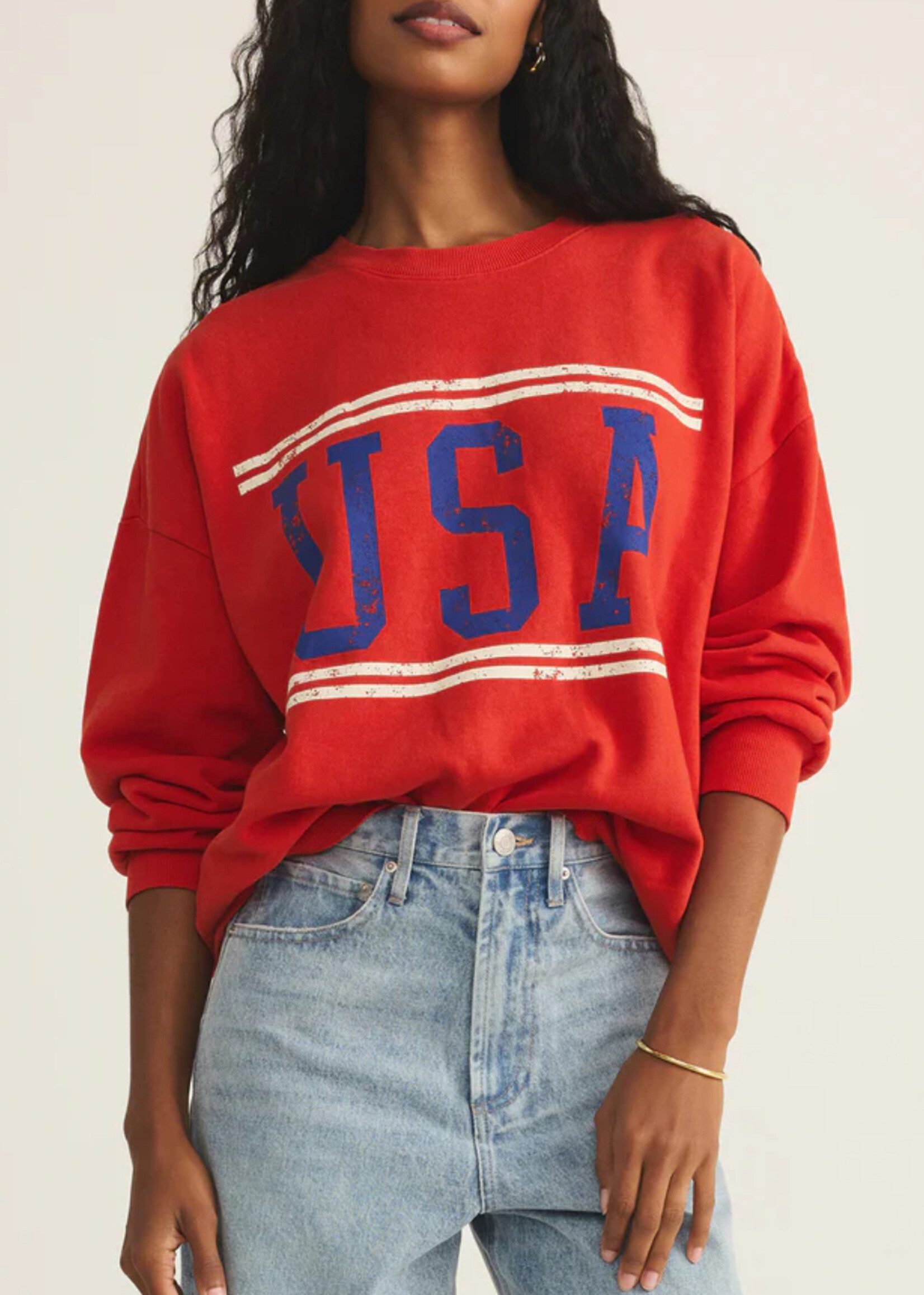 Z Supply USA Sunday Sweatshirt