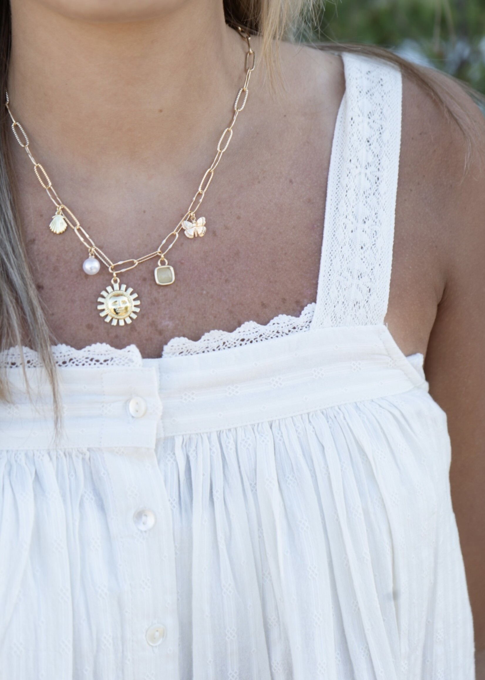 driftaway jewelry Driftaway X 506 Charm Necklace | Sun