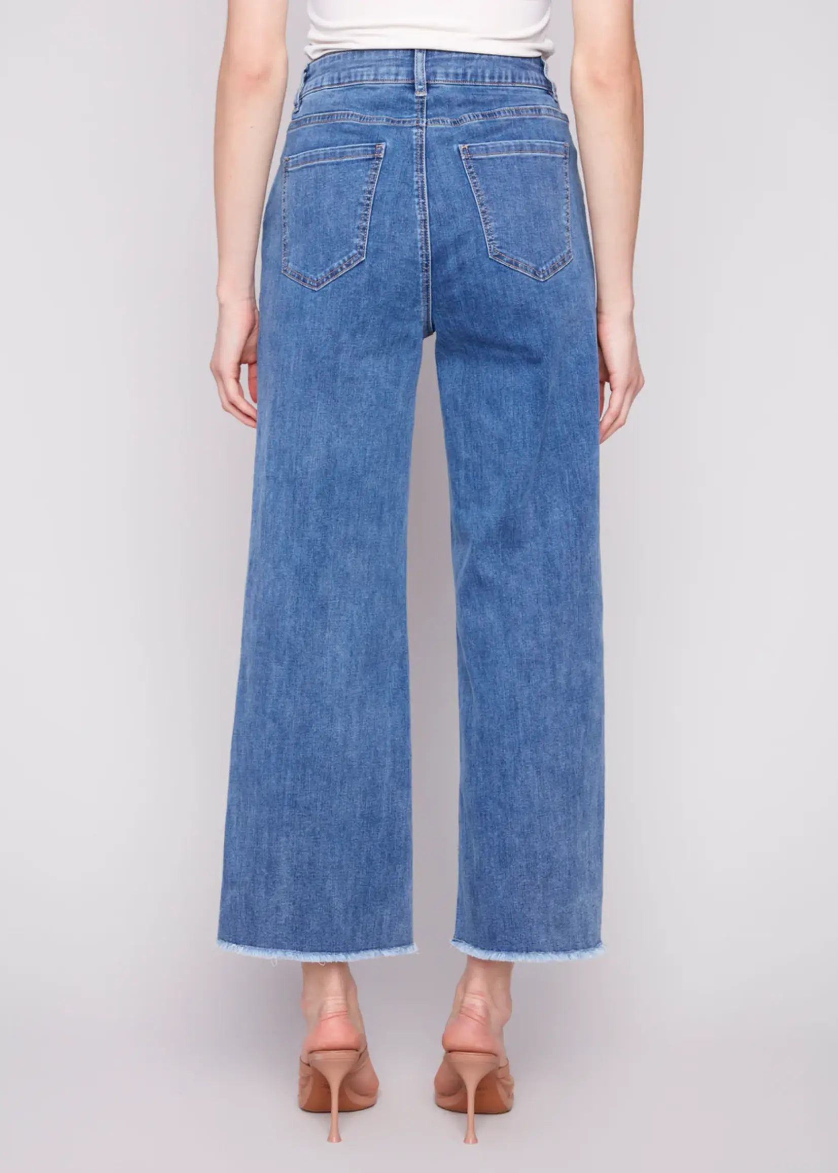 Border Embroidery Flower Pant
