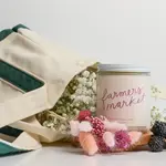 poured goods Farmer's Market: 8 oz Soy Wax