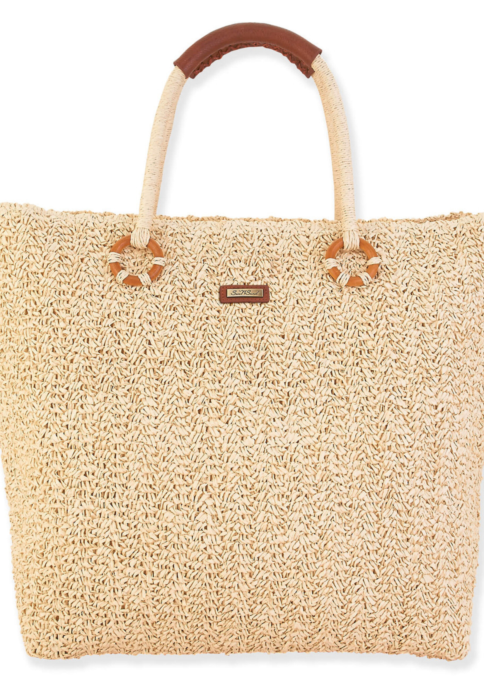 Sun N Sand Madeleine Crochet Shoulder Tote