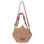 Sun N Sand Paper Straw Shell Crossbody