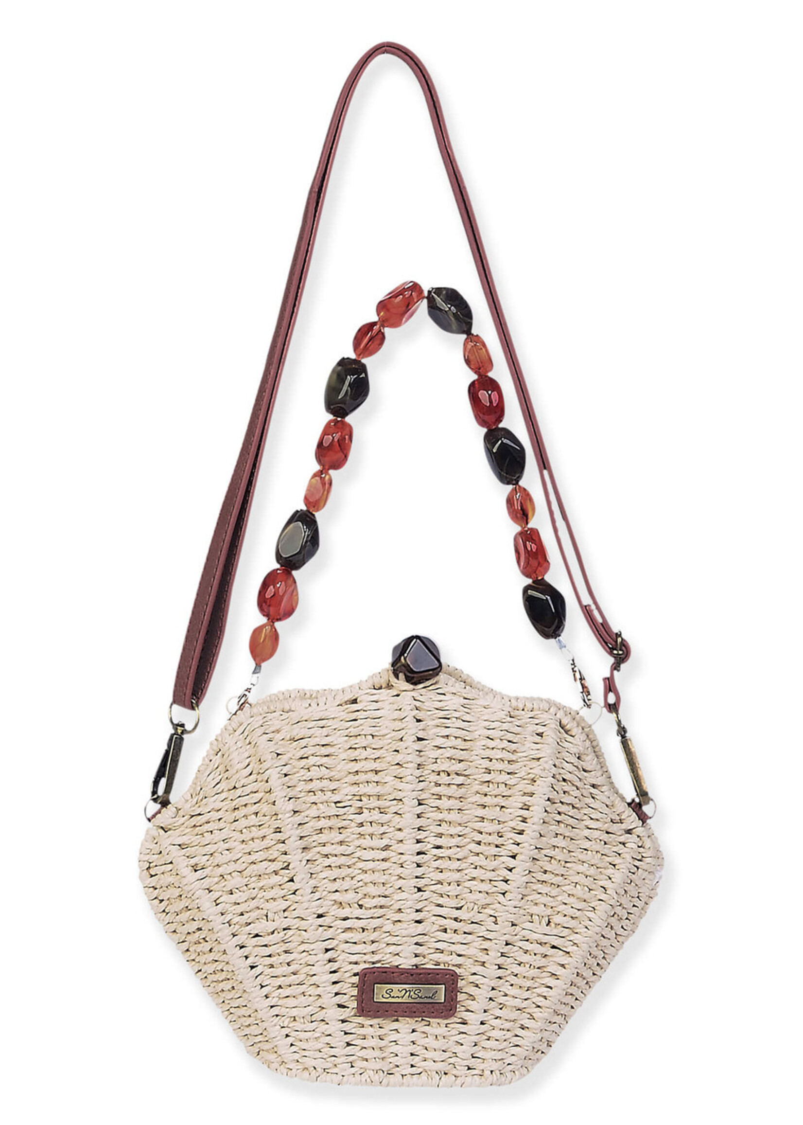 Sun N Sand Paper Straw Crossbody