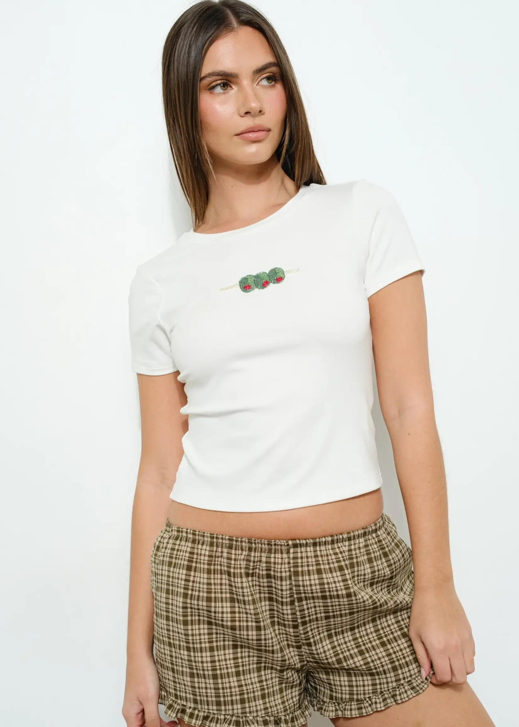 pretty garbage Olives Bead Tee