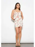 pretty garbage Shell Print Mini Skirt