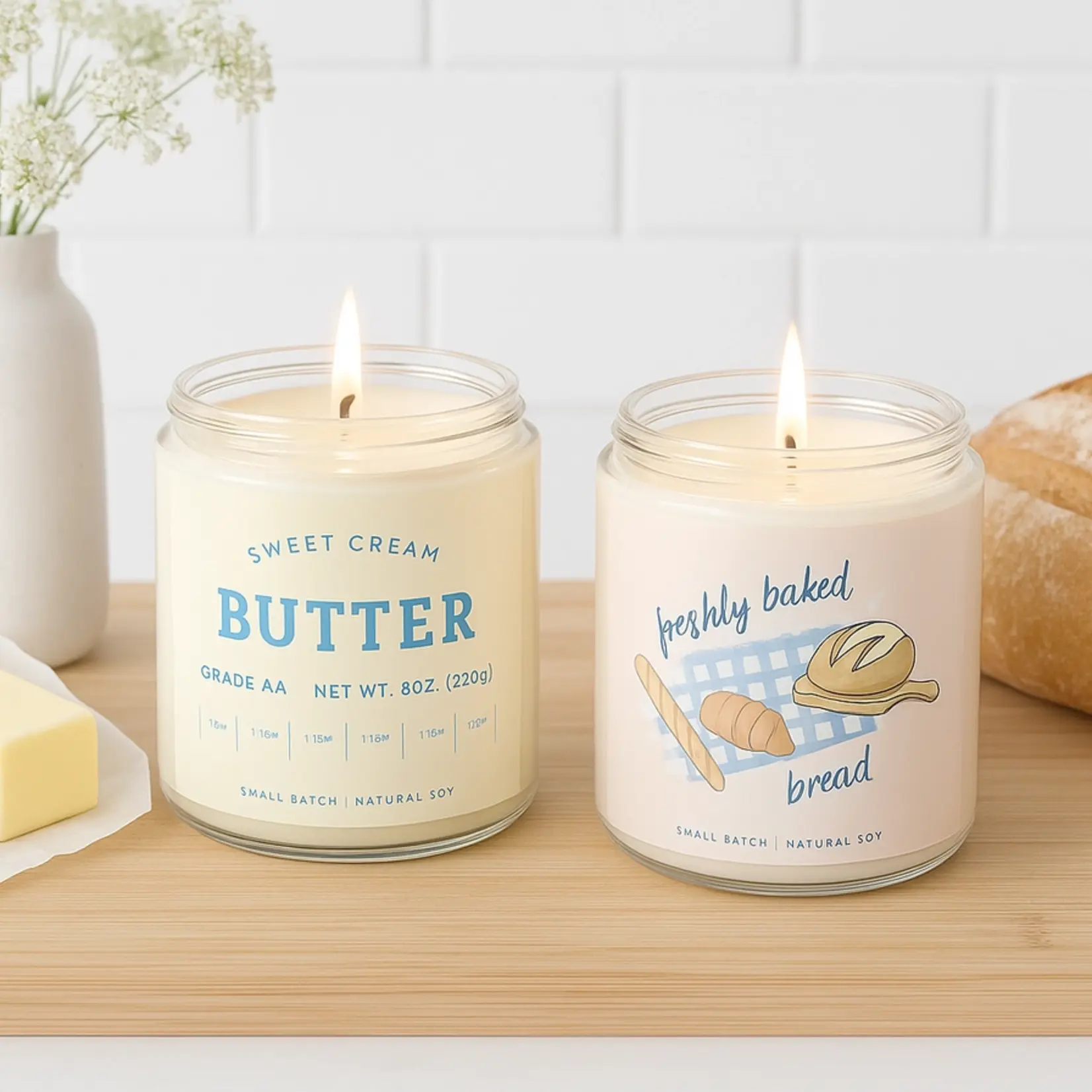 Sweet Cream Butter - 8oz Soy Candle