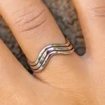 Alco Tides Ring Silver