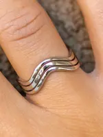 Alco Tides Ring Silver
