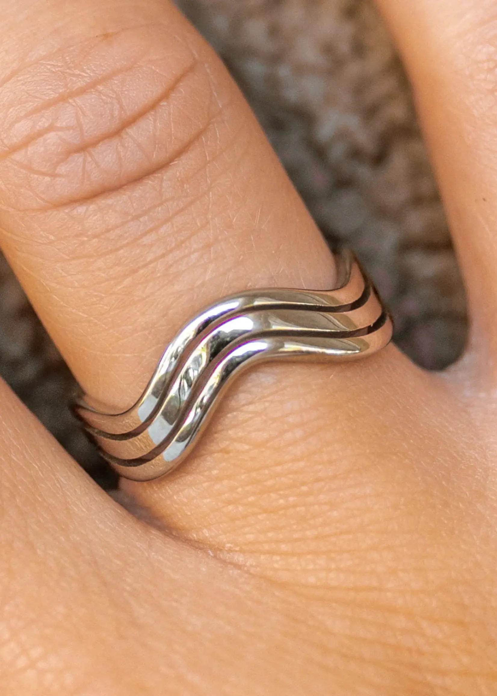 Alco Tides Ring Silver
