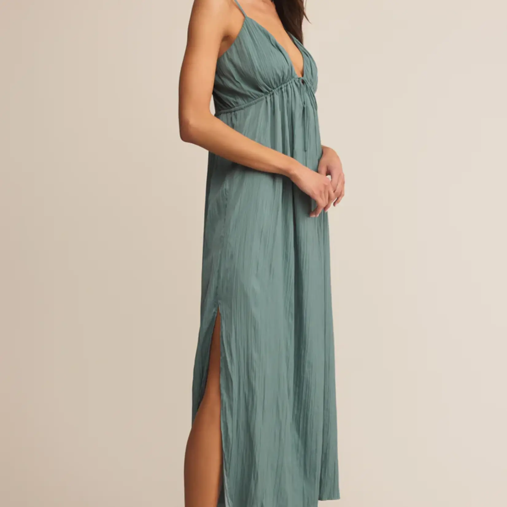 Z Supply Manon Satin Maxi Dress