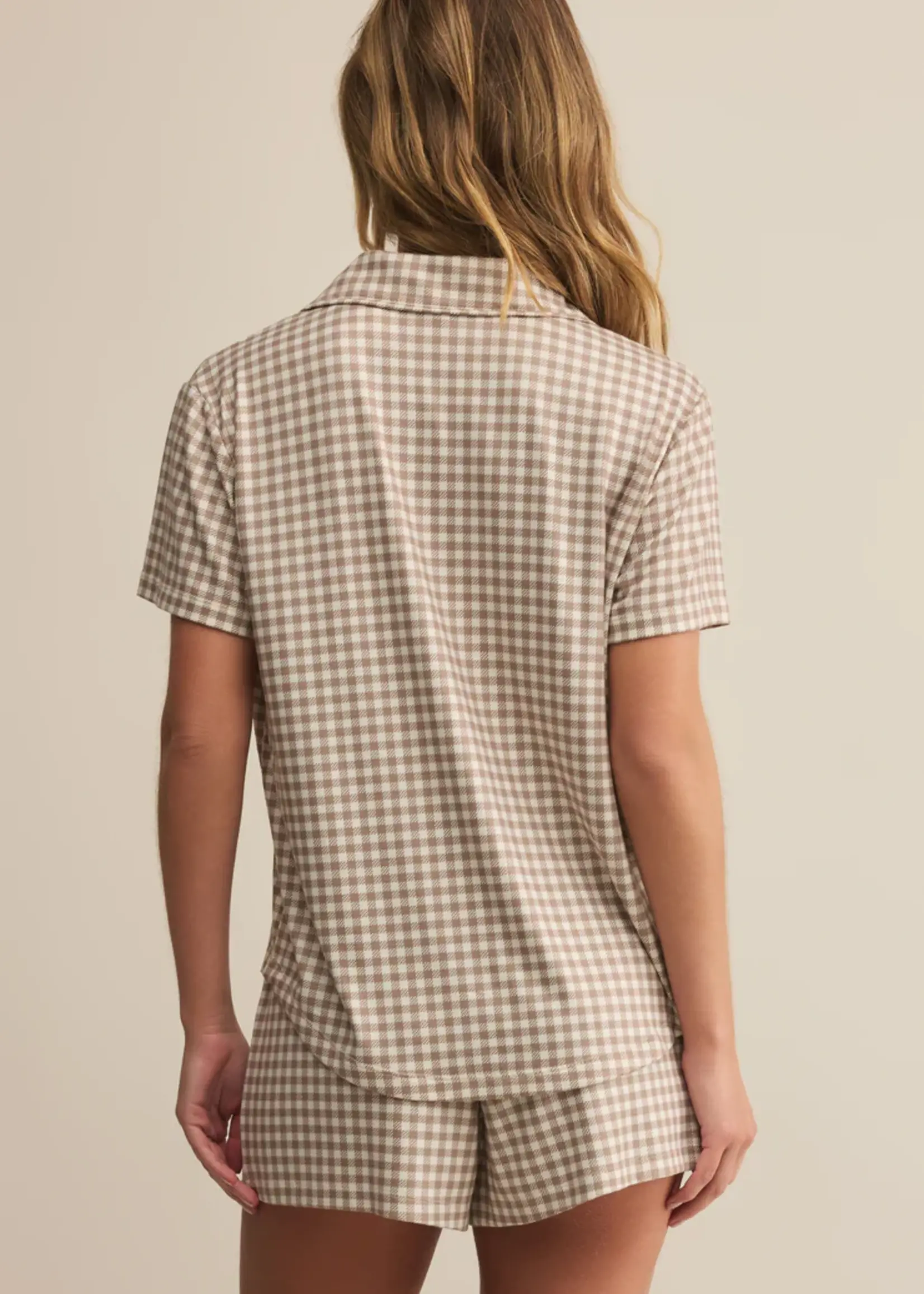 Z Supply Amy Gingham Top