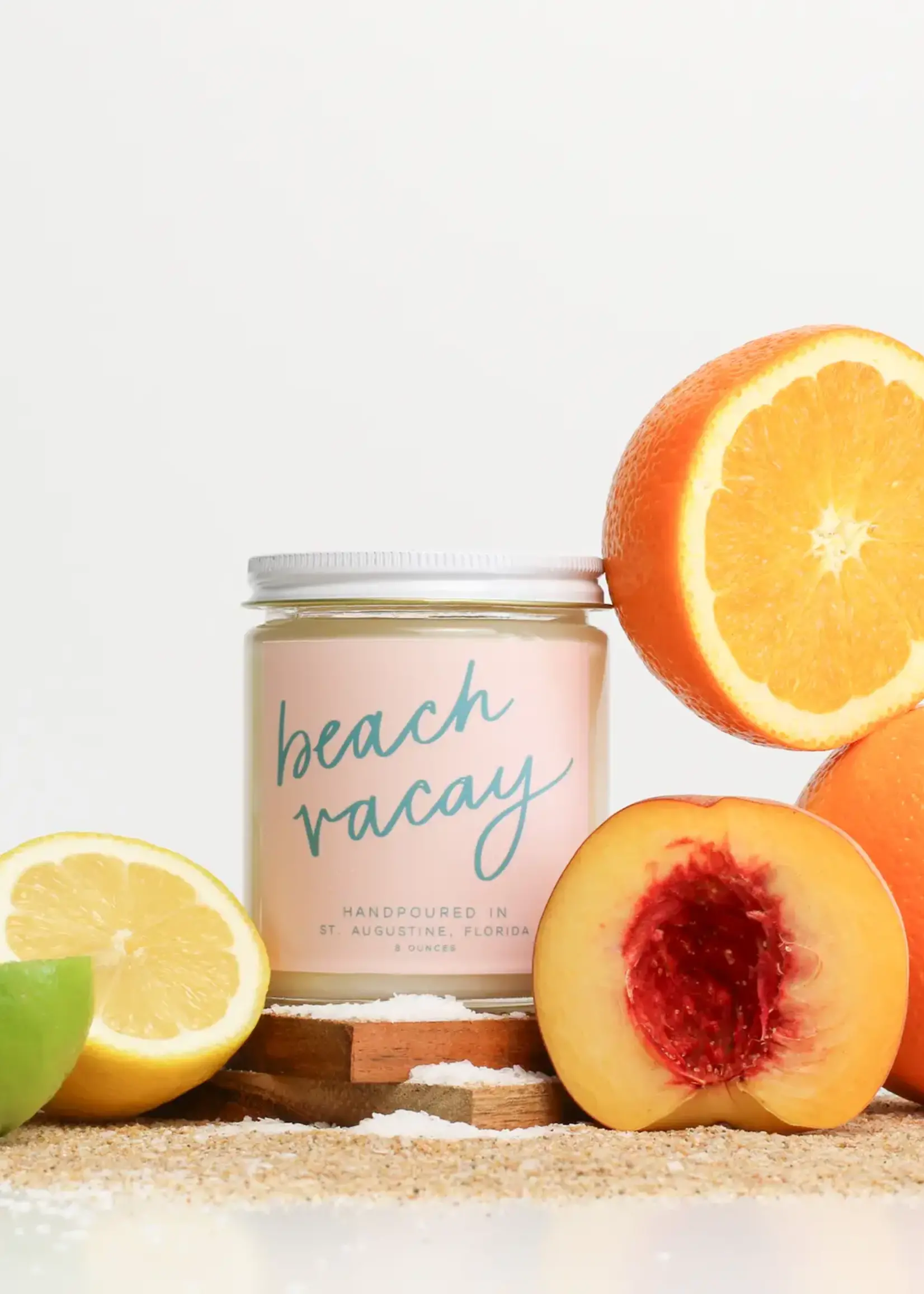 poured goods Beach Vacay - 8oz Soy Candle