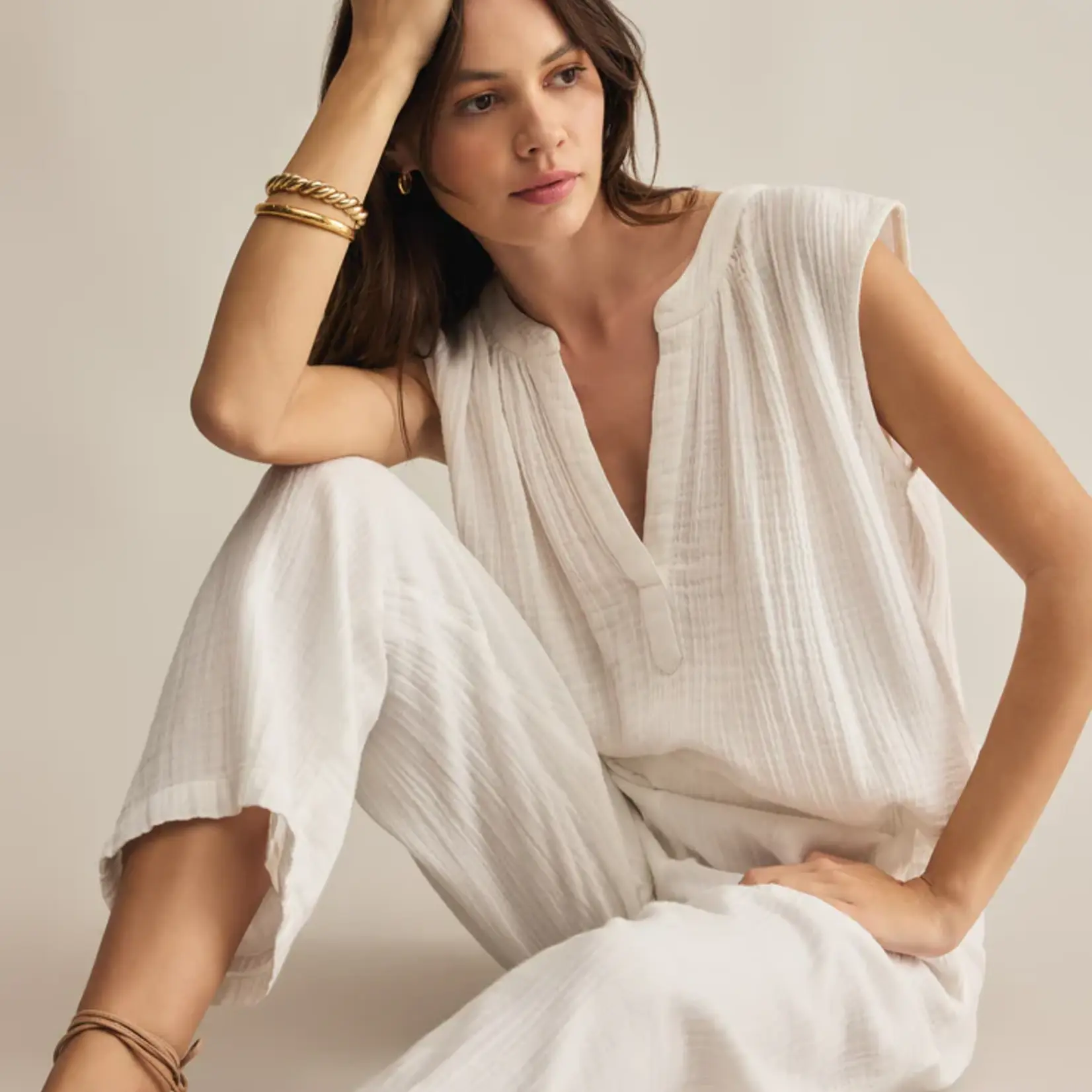 Z Supply Cliffside V-Neck Airy Top