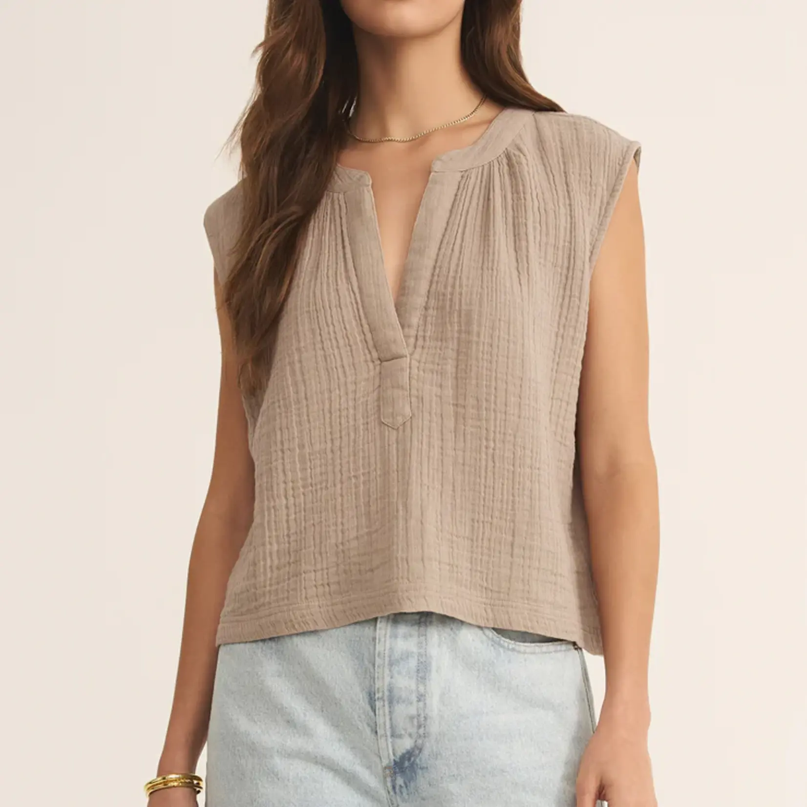 Z Supply Cliffside V-Neck Airy Top