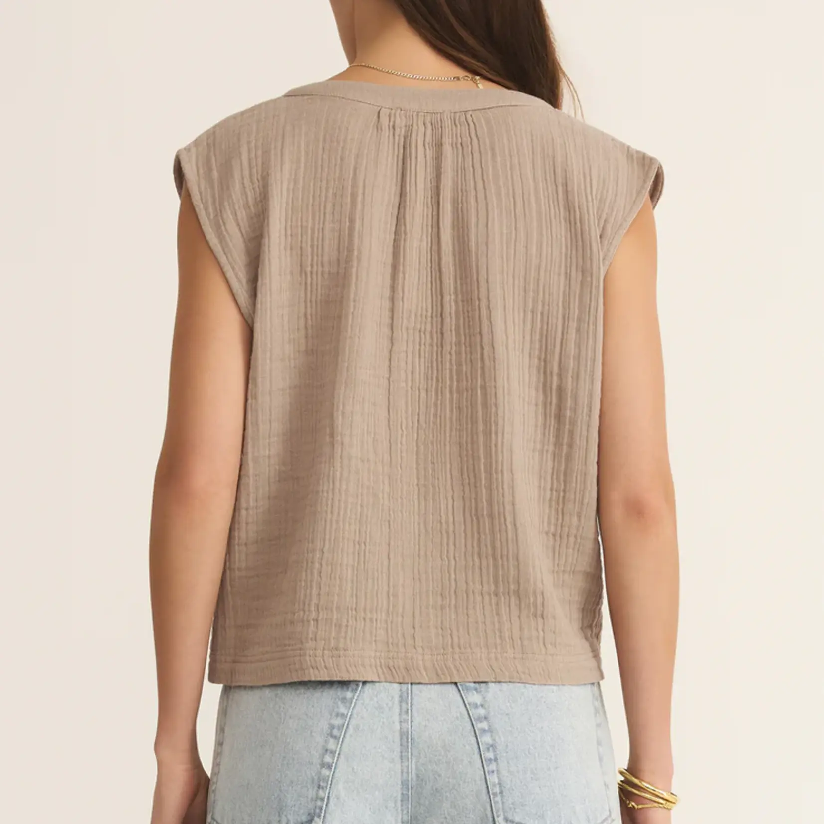 Z Supply Cliffside V-Neck Airy Top