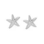 Salty Cali Sea Star Stud Earrings - Silver