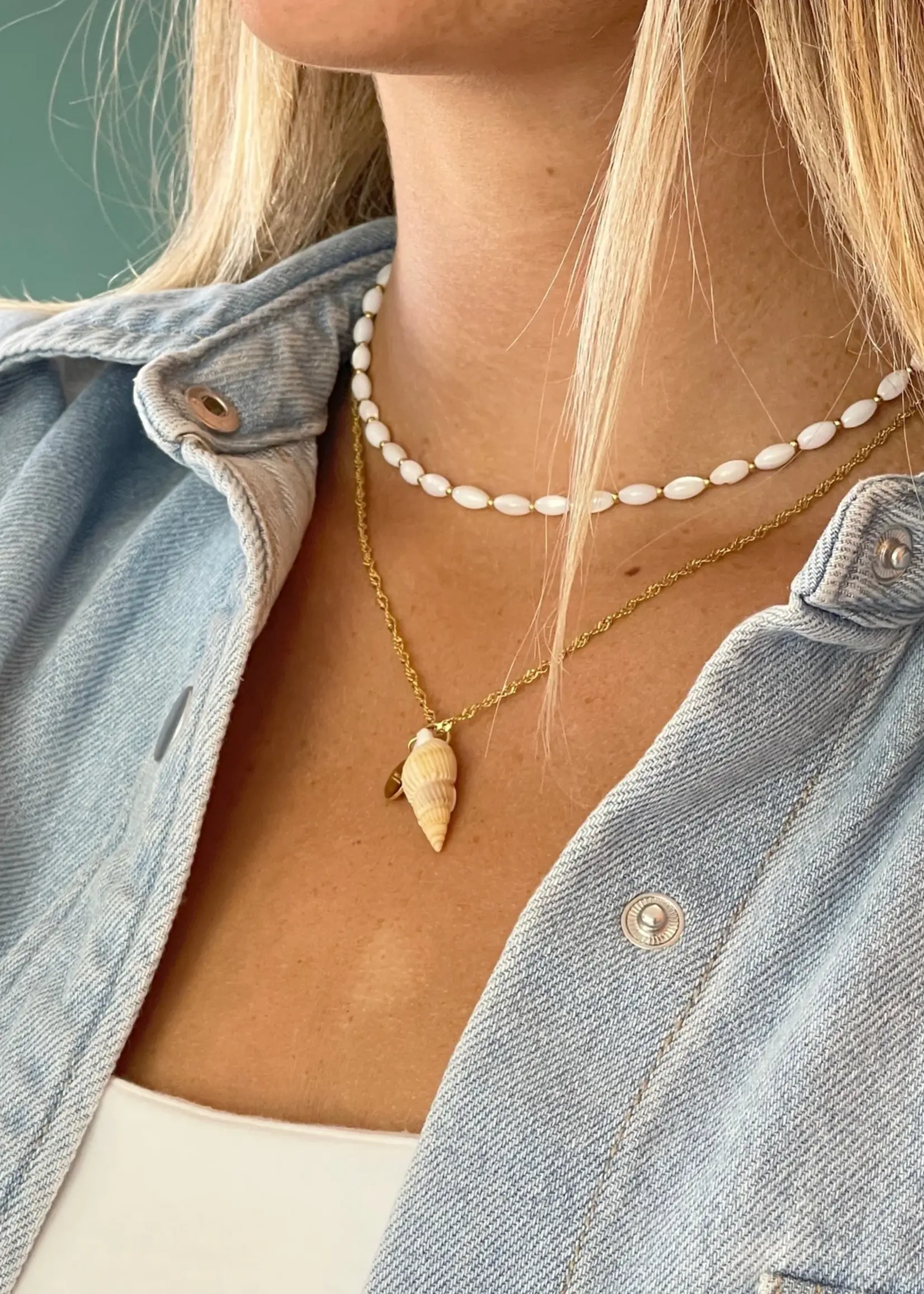 Salty Cali Seashore Pendant Necklace - Salty Babes
