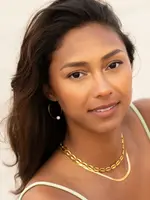 Salty Cali Freshwater Pearl Hoops - Salty Shells