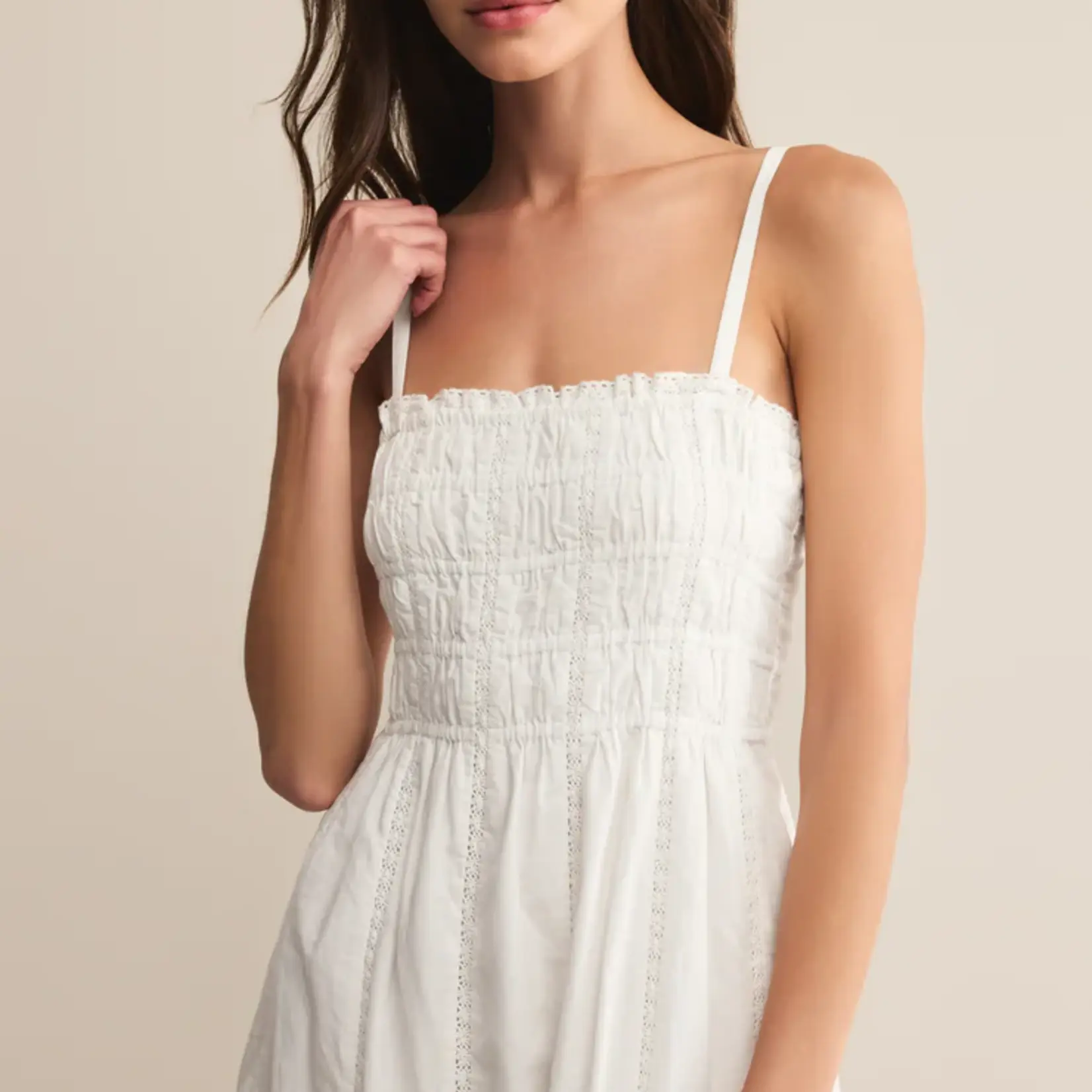 Z Supply Dani Embroidered Midi Dress