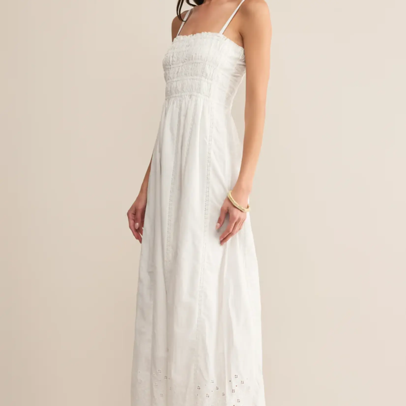 Z Supply Dani Embroidered Midi Dress