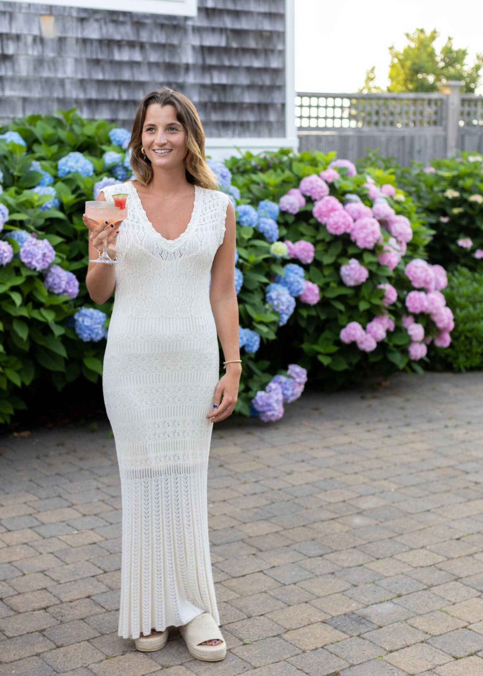 Z Supply Marsella Crochet Midi Dress