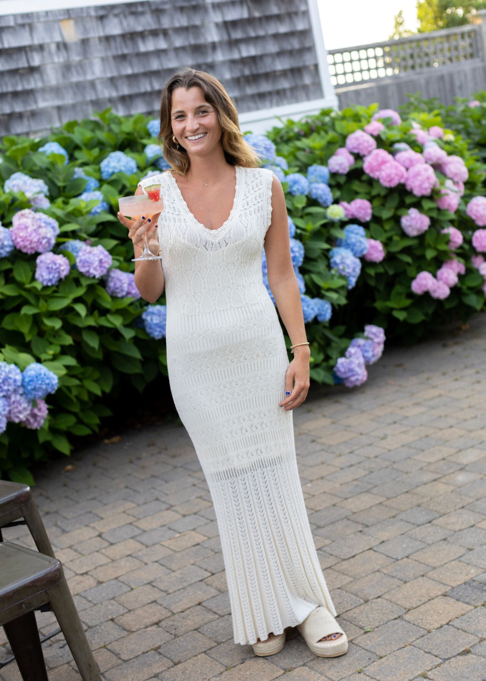 Z Supply Marsella Crochet Midi Dress