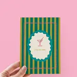 A Tini Bit Older Martini and Olives Birthday Greeting Card