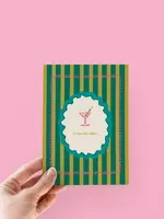 A Tini Bit Older Martini and Olives Birthday Greeting Card