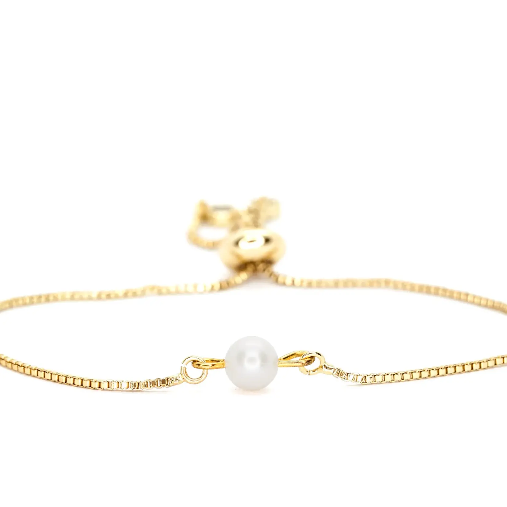 Salty Cali Fresh Water Pearl Bolo Bracelet