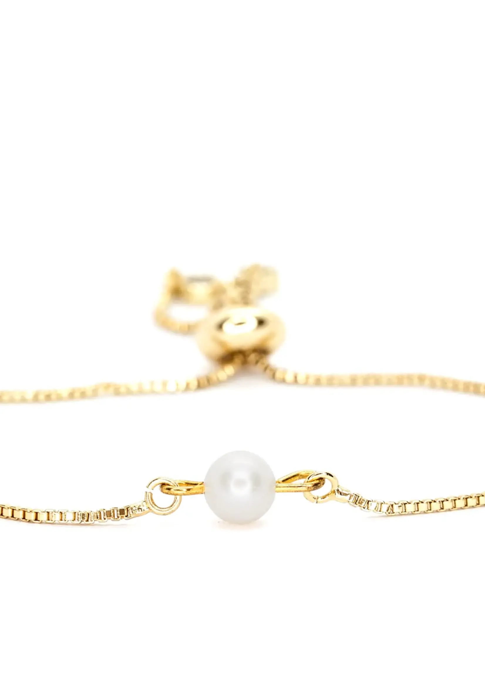 Salty Cali Fresh Water Pearl Bolo Bracelet