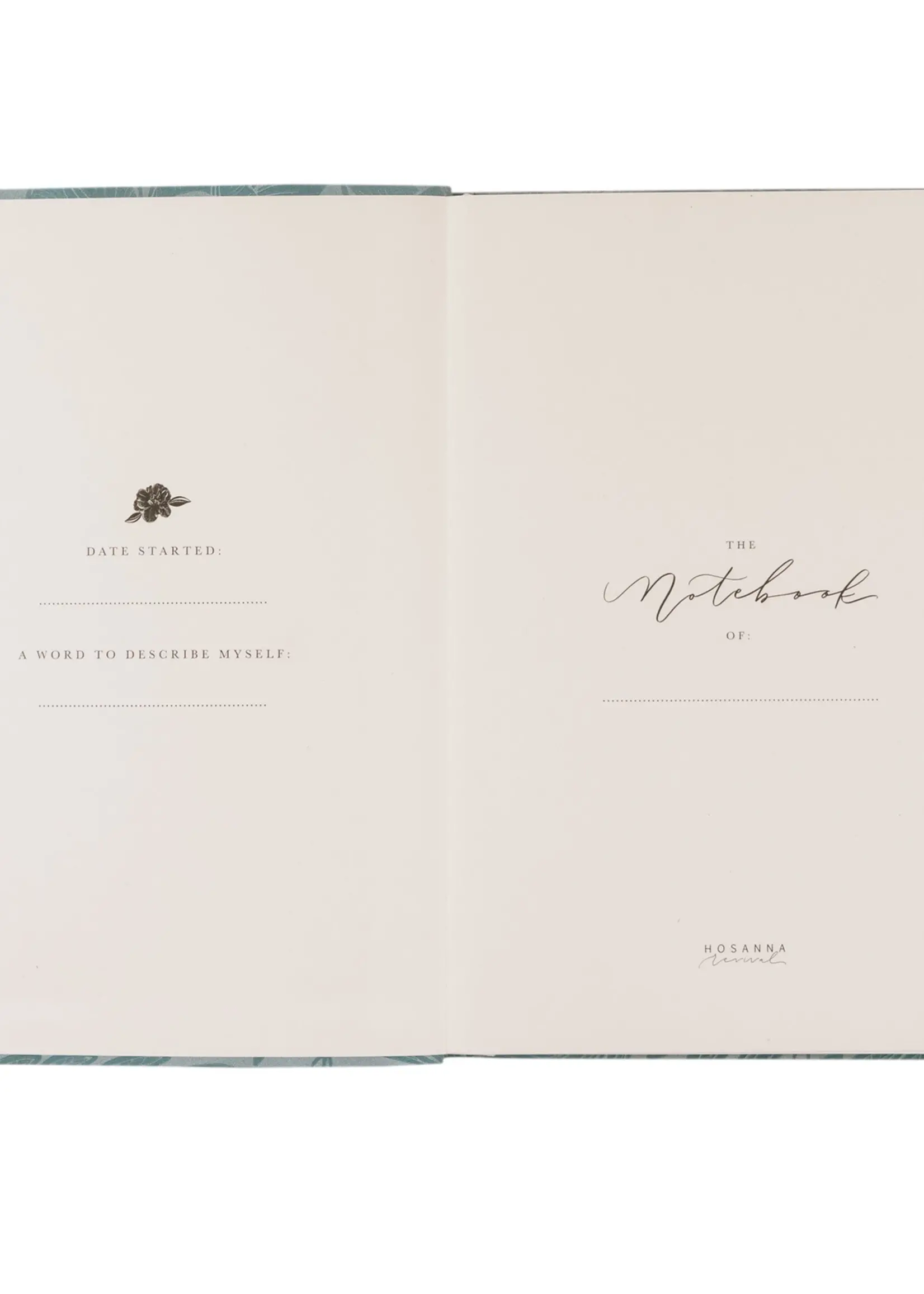 Hosanna Revival Notebook: Sonora Theme