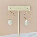 Seashell Hoop Dangles