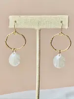 Seashell Hoop Dangles
