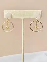 Starfish Hoops | Gold | Coastal Chic Jewelry