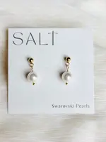 Pearl Drop Earrings | Swarovski Pearls | Minimal Earrings